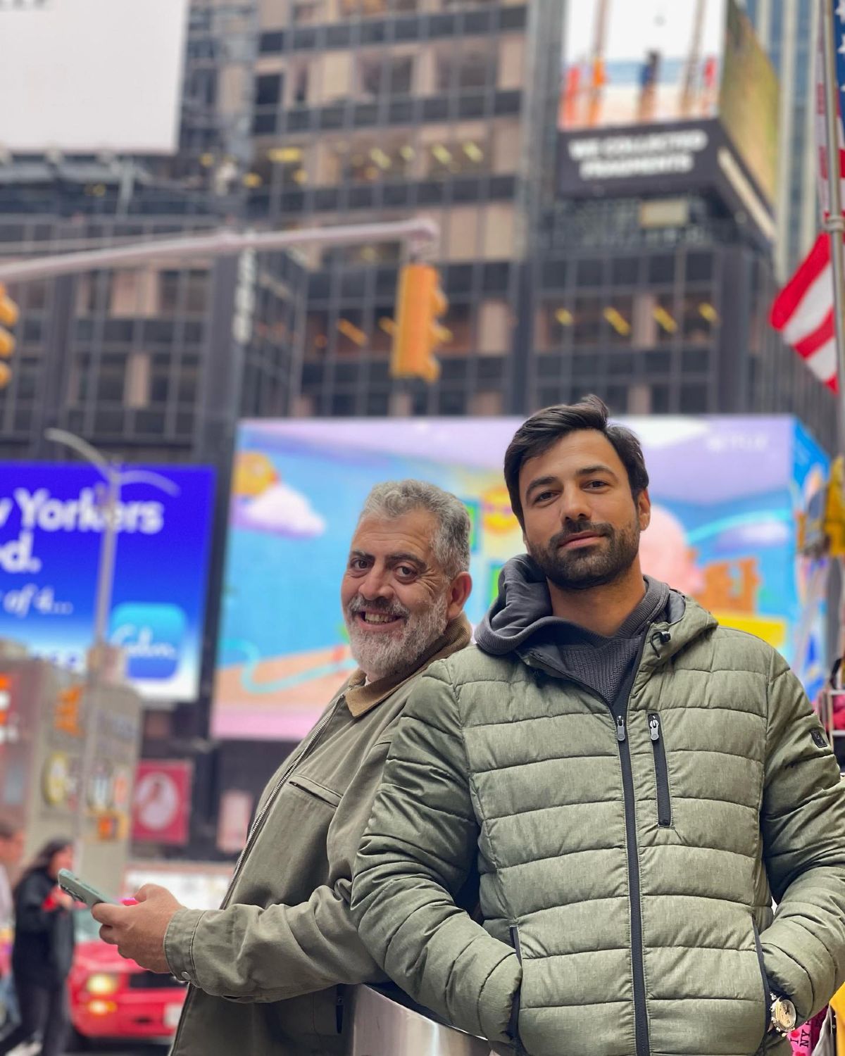 Ο Ανδρέας Γεωργίου και ο Κούλης Νικολάου σε ταξίδι τους στο εξωτερικό