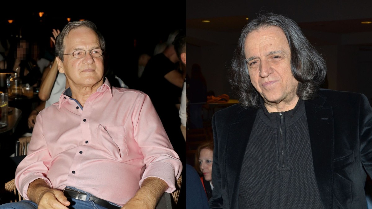 Γιάννης Γλέζος και Χρήστος Νικολόπουλος