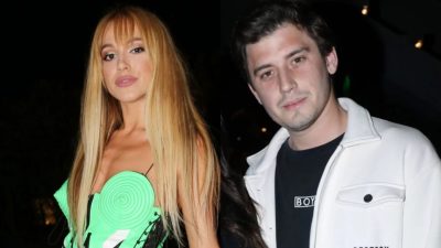 Ο Γιώργος Αμούτζας μαζί με την Τάνια Μπρεάζου