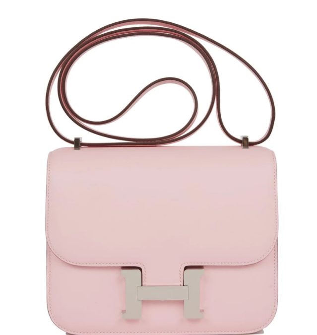 ροζ hermes τσάντα 