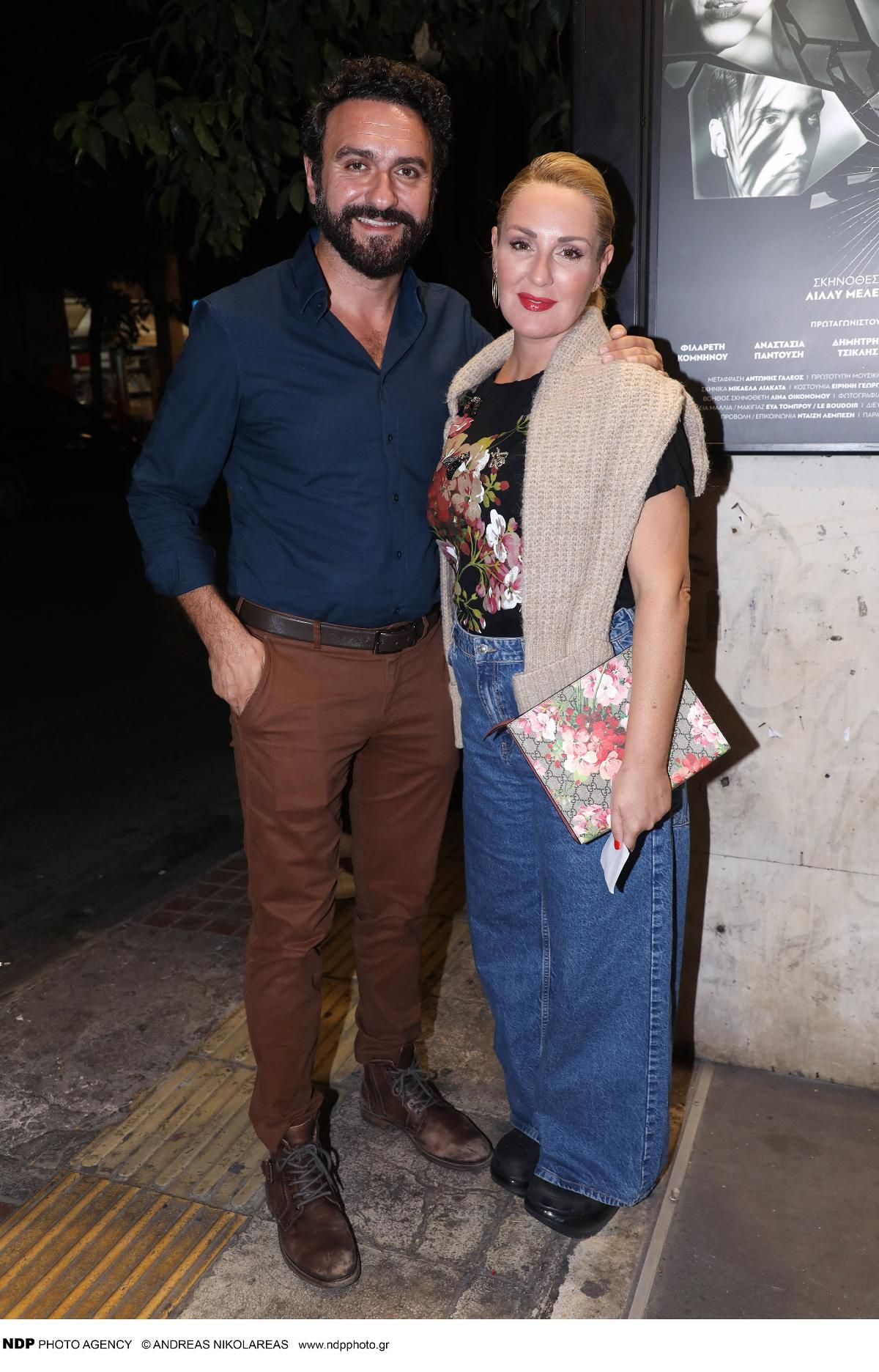 Ο Ηλίας Μελέτης με τη Θέμιδα Βουτσινά
