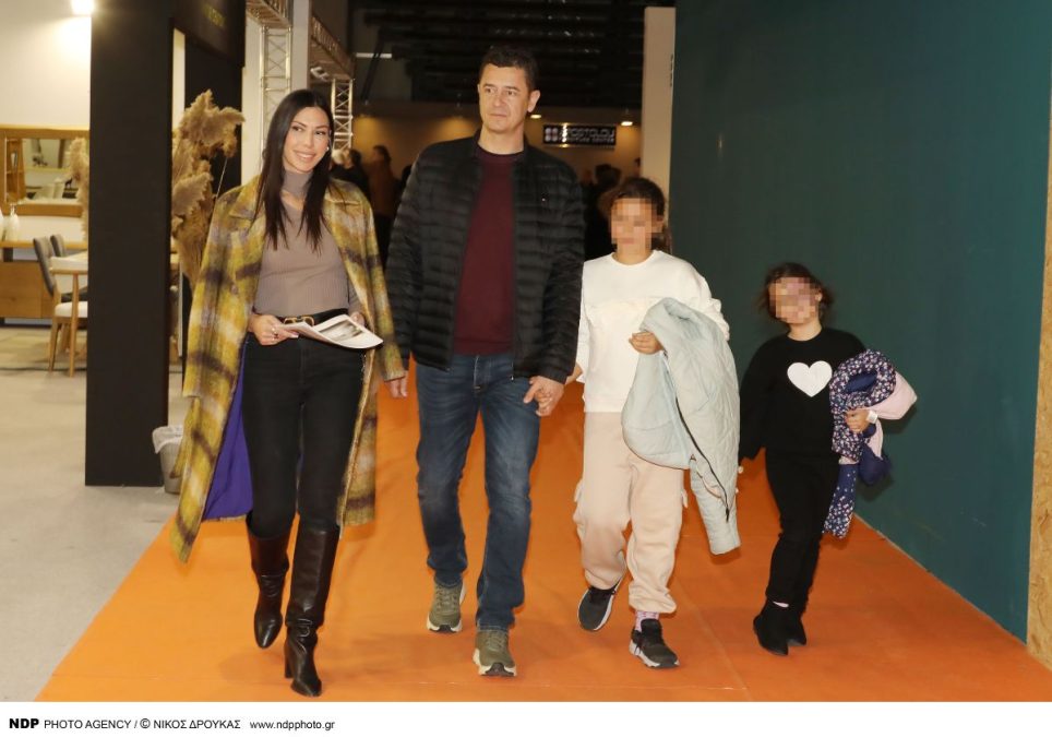 Η Ιωάννα Μπούκη με την οικογένειά της σε πρόσφατη βόλτα τους