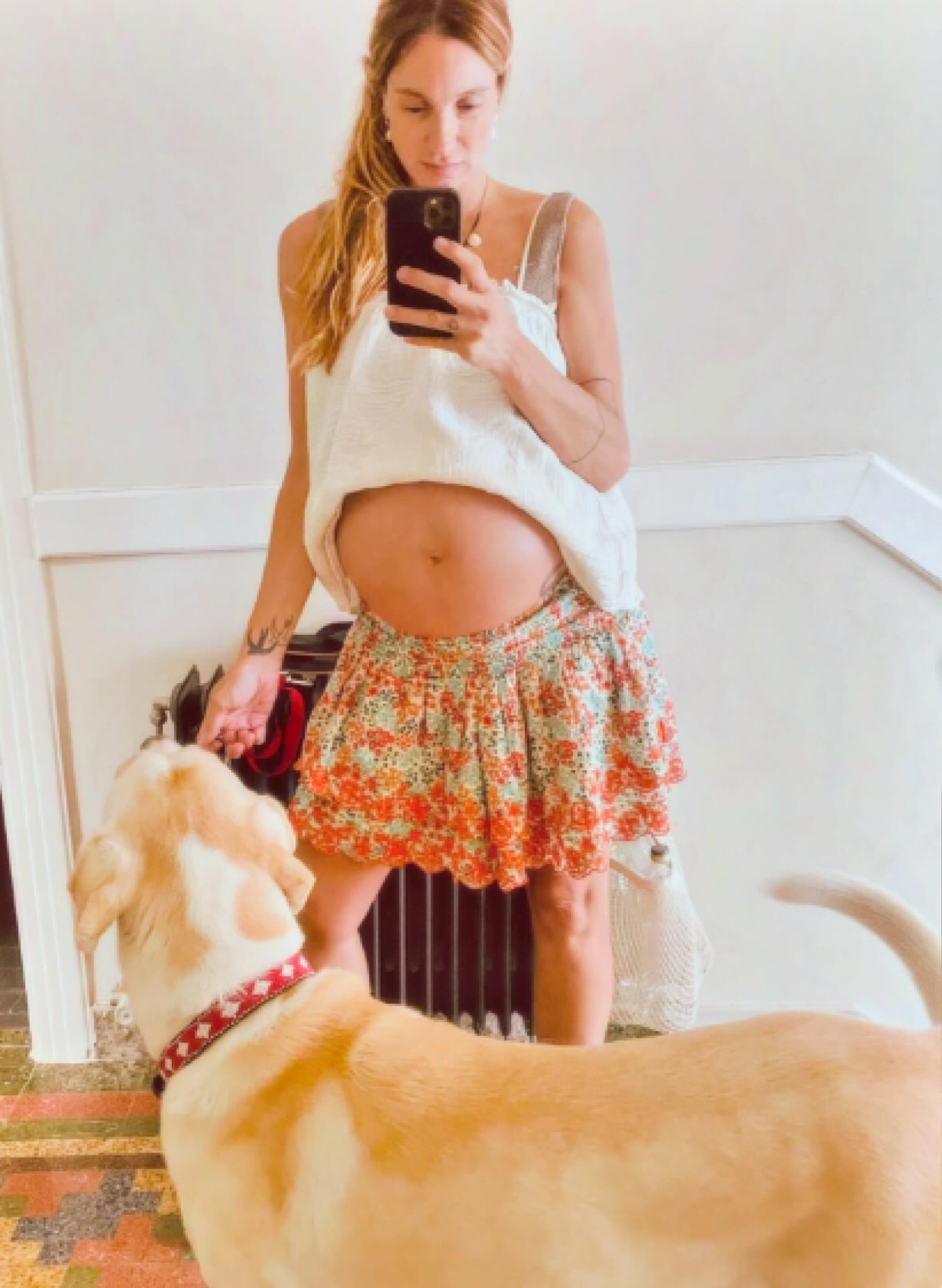 Φωτογραφία της Ήρας Κατσαντώνη από την εγκυμοσύνη της