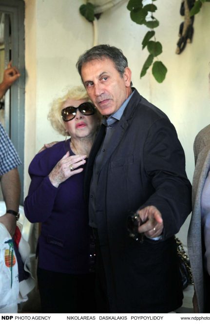 Η Καίτη Γκρέυ με τον Γιώργο Νταλάρα