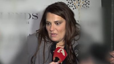 Η κατερινα ζαφιρη στην καμερα του happy day