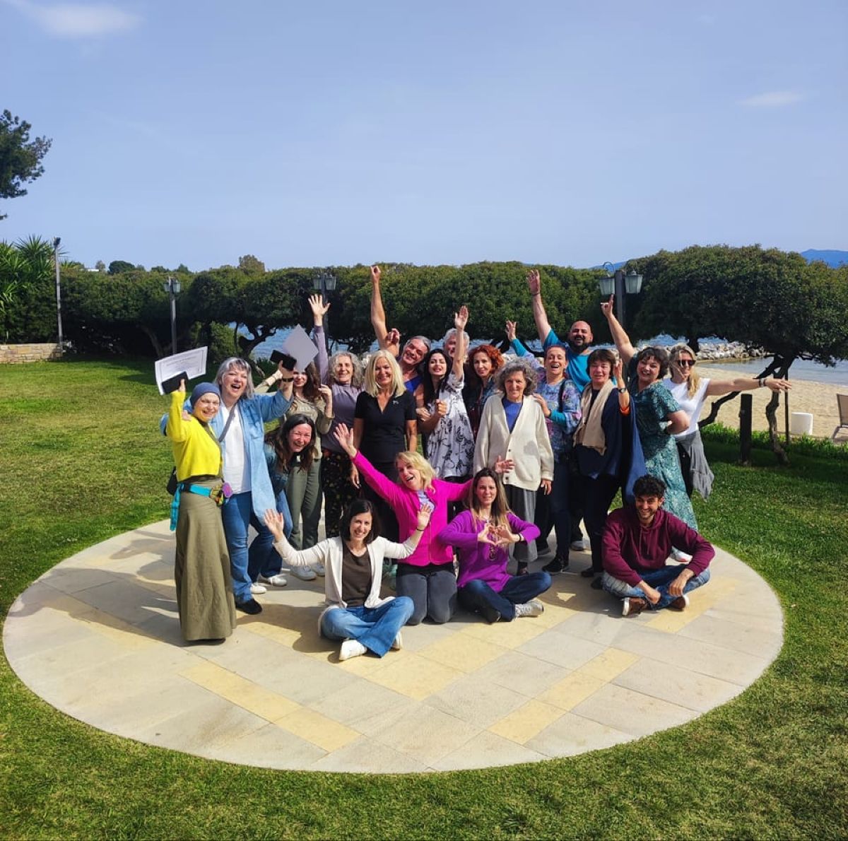 Φωτογραφία από τους συμμετέχοντες στο σεμινάριο καθρέφτης του σώματος