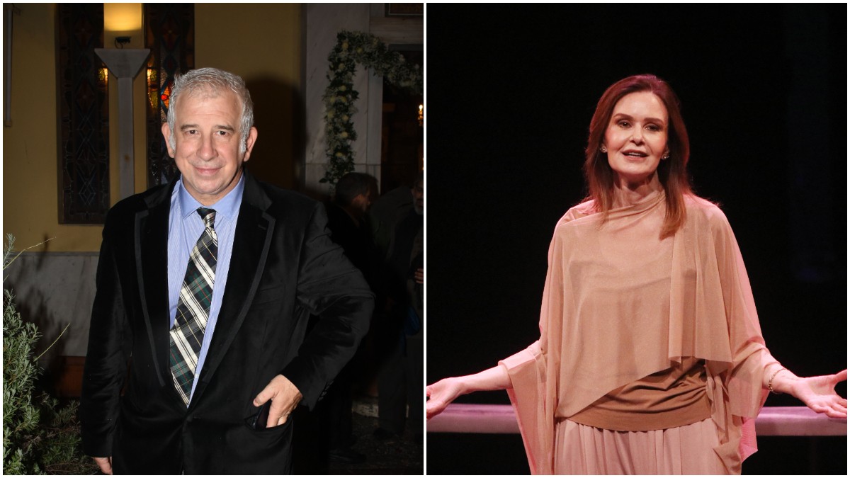 Ο Πέτρος Φιλιππίδης και η Κάτια Δανδουλάκη