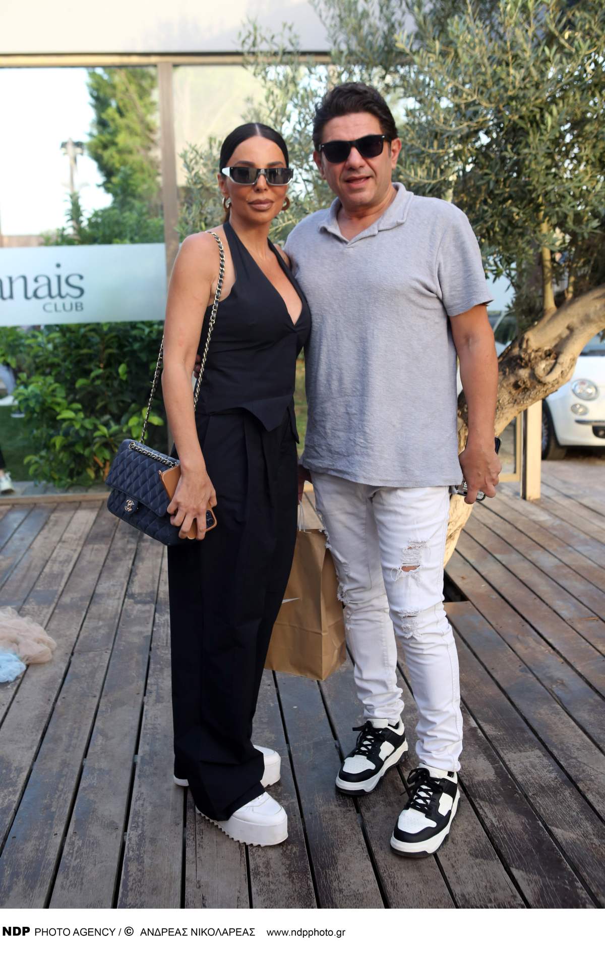 Κέλλυ Κελεκίδου - Νίκος Κούρκουλης - Βαρυμπόμπη.Βάφτιση γιού Δημήτρη Αλεξάνδρου-Ιωάννας Τούνη