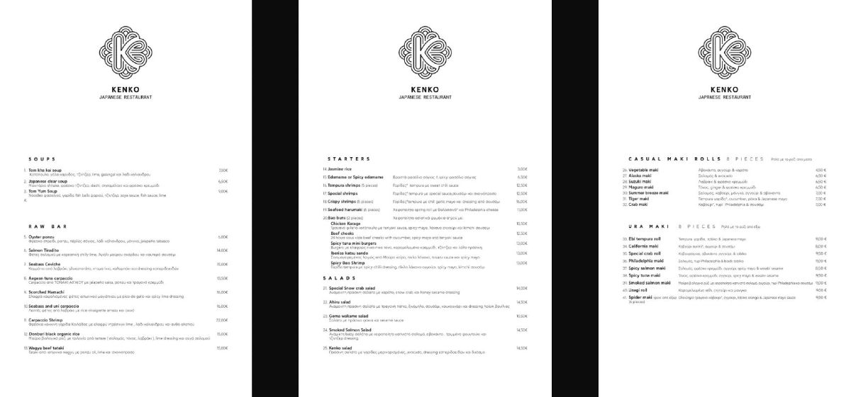 Δέσποινα Βανδή - Βασίλης Μπισμπίκης: Στη Νέα Σμύρνη για σούσι - Ο κατάλογος και οι τιμές του εστιατορίου