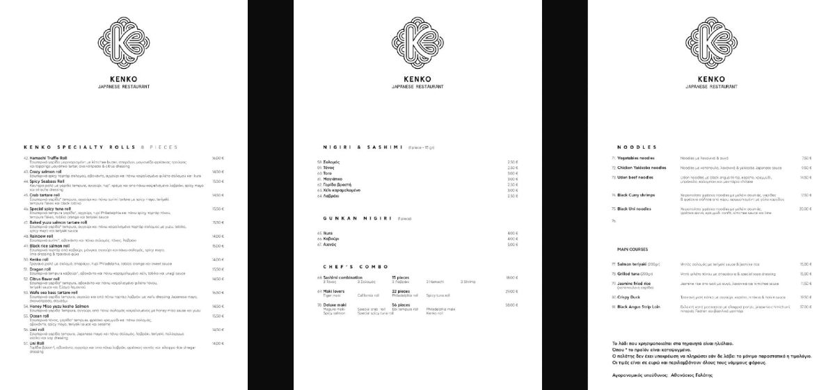 Δέσποινα Βανδή - Βασίλης Μπισμπίκης: Στη Νέα Σμύρνη για σούσι - Ο κατάλογος και οι τιμές του εστιατορίου