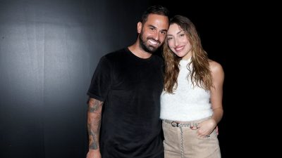 Η Μαριλίνα Κυπαρίσση με τον Άρη Σοϊλέδη