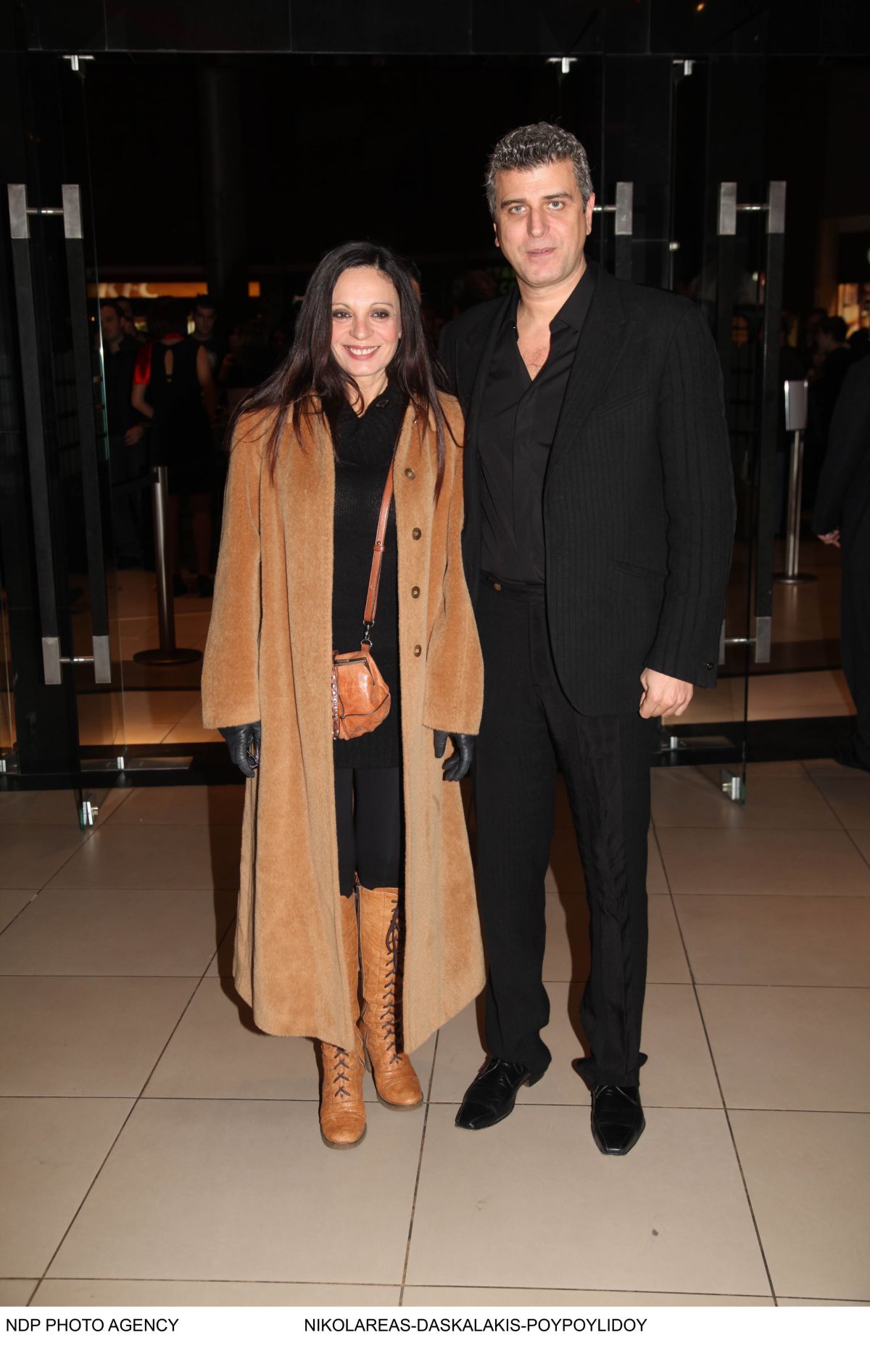 Ο Κυριακίδης με την γυναίκα του το 2009