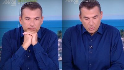 Ο Γιώργος Λιάγκας στο πλατό του Πρωινού