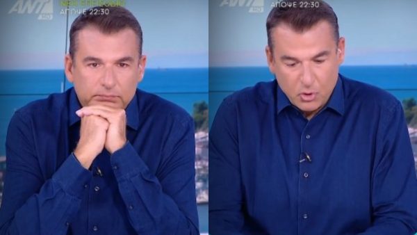 Ο Γιώργος Λιάγκας στο πλατό του Πρωινού