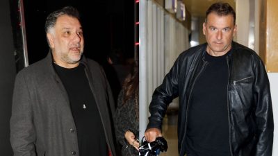 Ο Γιώργος Λιάγκας και ο Γρηγόρης Αρναούτογλου