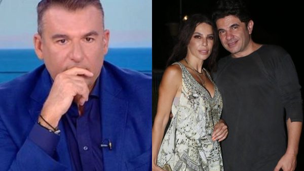 Γιώργος Λιάγκας και Κέλλυ Κελεκίδου με Νίκο Κουρκούλη.