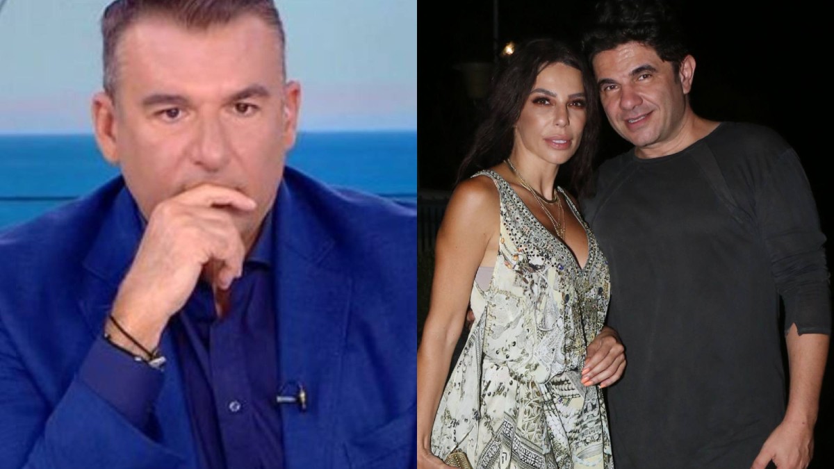 Γιώργος Λιάγκας και Κέλλυ Κελεκίδου με Νίκο Κουρκούλη.