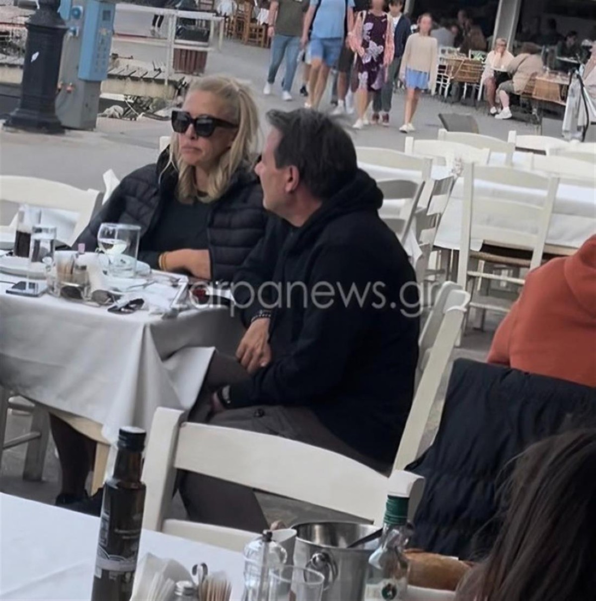 Ο Απόστολος Λύτρας με την σύντροφο του