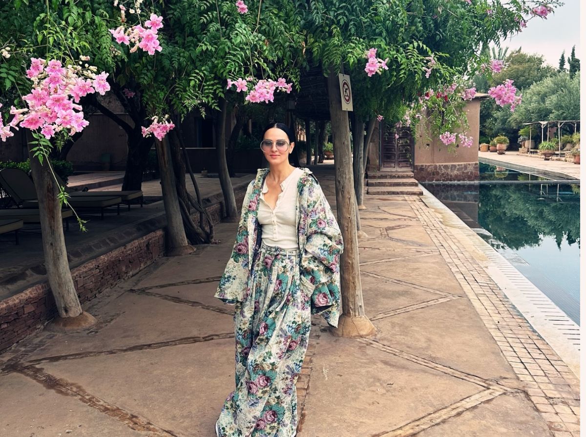 Η Ζενεβιέβ Μαζαρί στο Μαρόκο