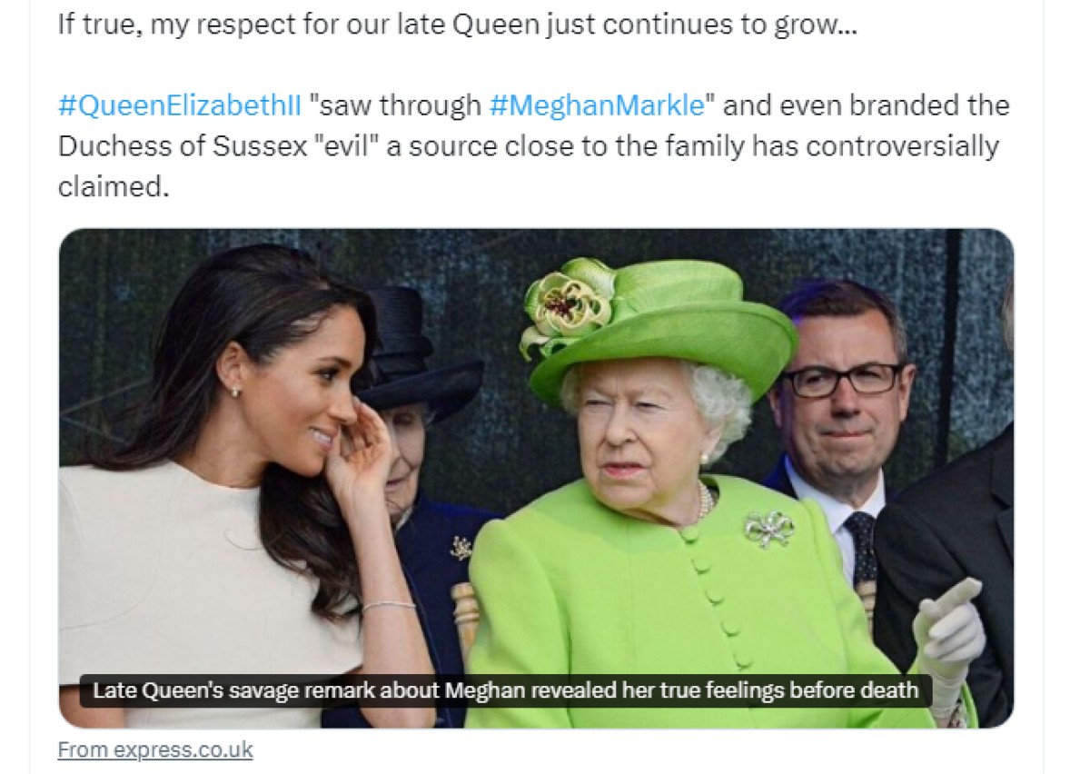 Η βασίλισσα Ελισάβετ μαζί με την Μέγκαν Μαρκλ