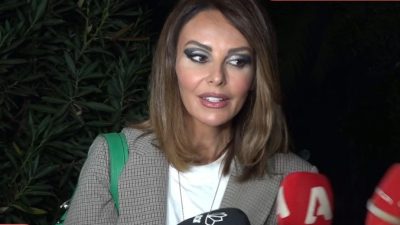 Η Μπέττυ Μαγγίρα μιλάει στην κάμερα του Breakfast at Star