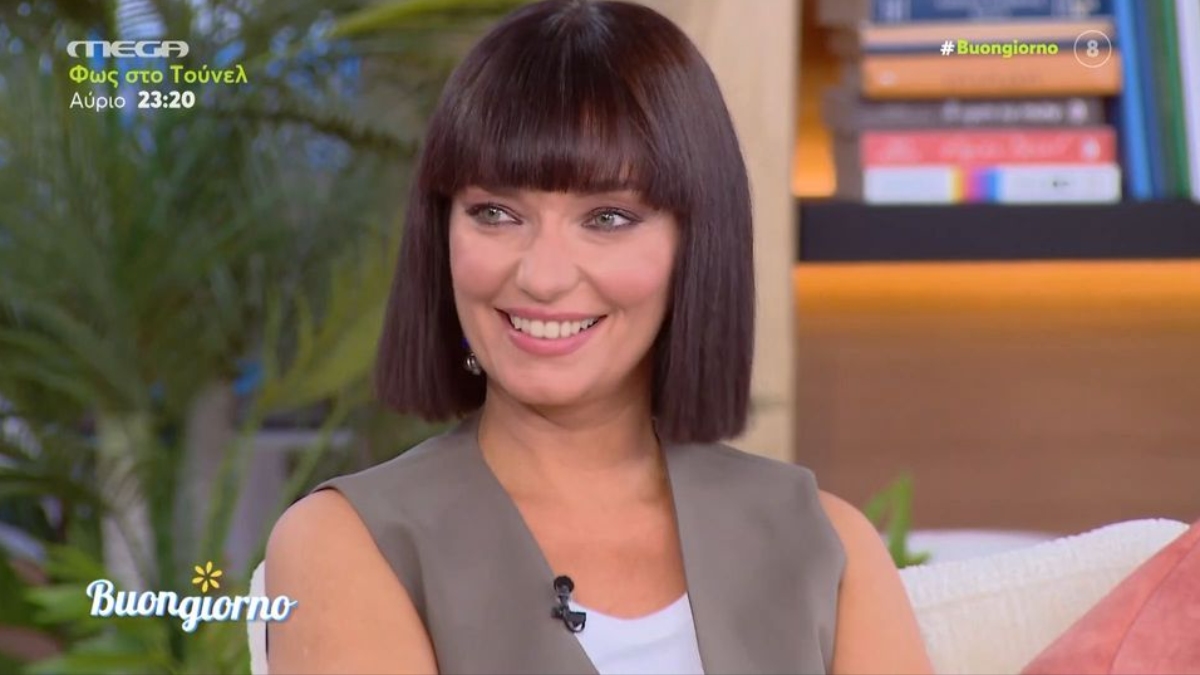 H Mισιχρονη Kατερινα στην εκπομπη Buongiorno