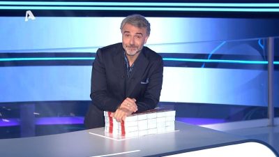 Ο Μουρατίδης στο πλατό του Money Drop