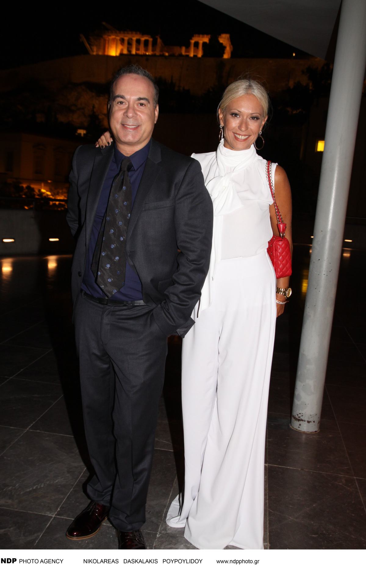 Ο Φώτης Σεργουλόπουλος και η Μαρία Μπακοδήμου