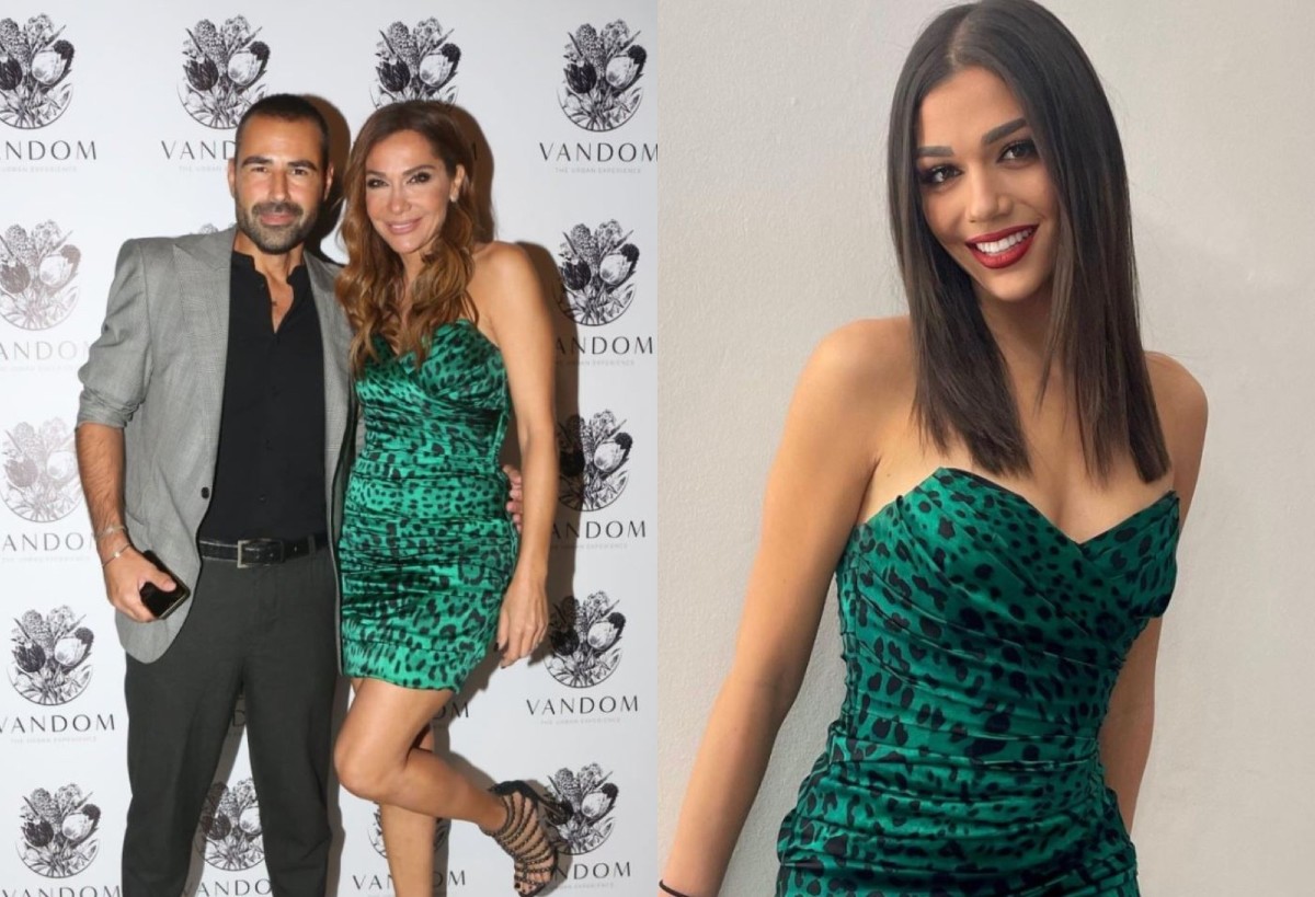 Η Μελίνα Νικολαϊδη και η Δέσποινα Βανδή με το ίδιο φόρεμα