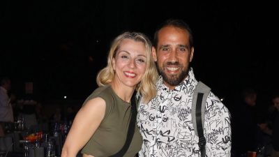 Η Ματίνα Νικολάου και ο Βασίλης Πορφυράκης σε παλιά τους έξοδο