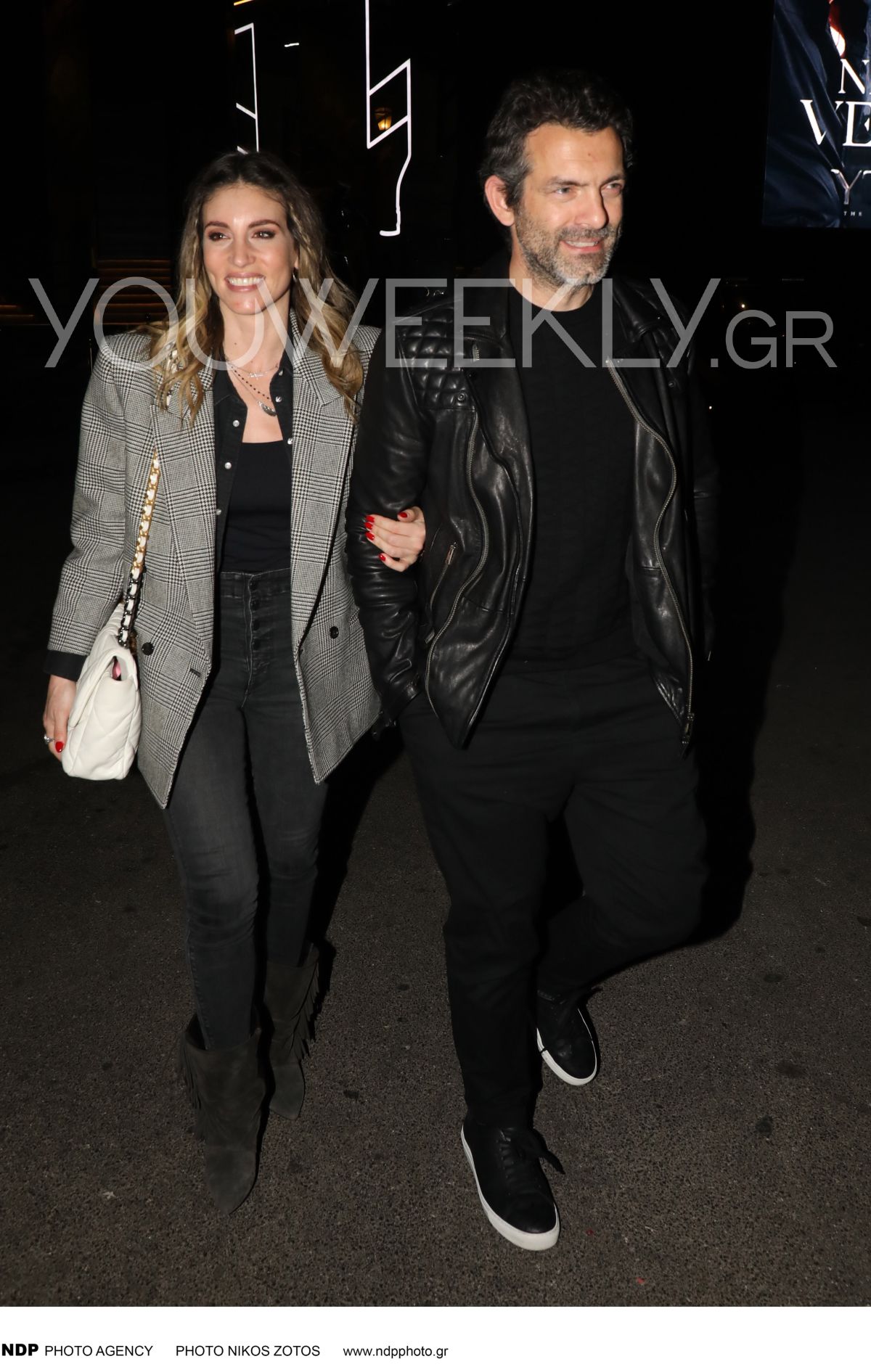 Η Αθηνά Οικονομάκου και ο Φίλιππος Μιχόπουλος σε έξοδο πριν το διαζύγιο