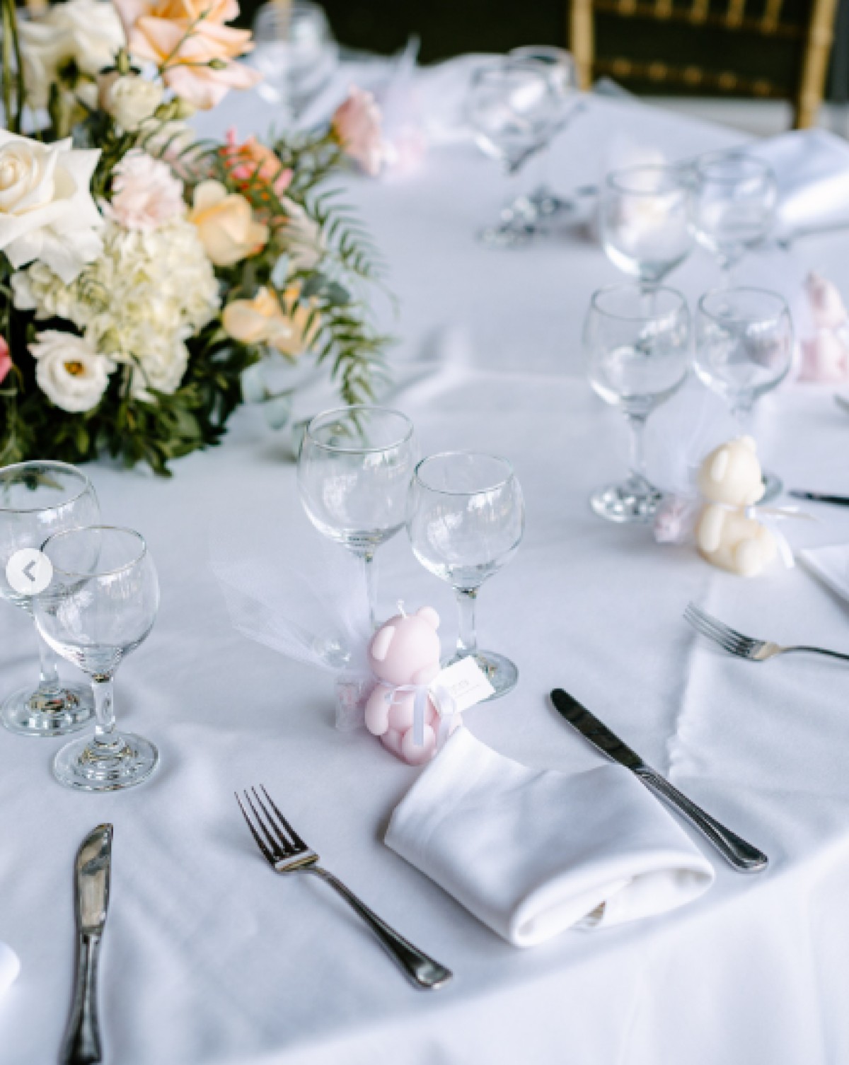 Οι μπομπονιέρες της βάφτισης που έγινε νονά η Ναυσικά Παναγιωτακοπούλου