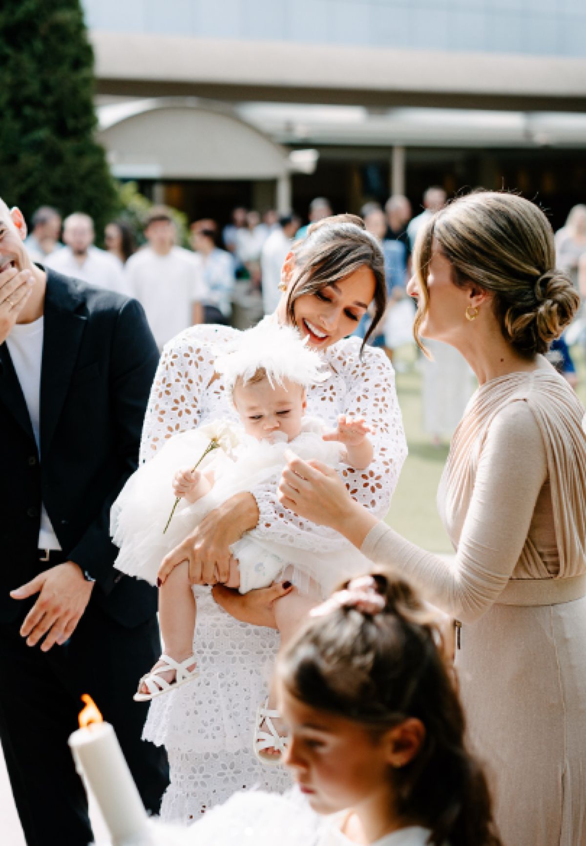 Η Ναυσικά Παναγιωτακοπούλου νονά