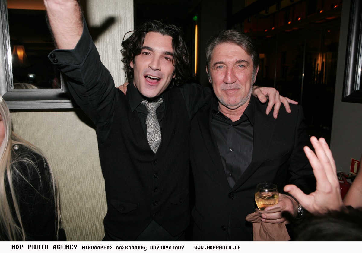 Ο Παπακαλιάτης με τον μπαμπά του