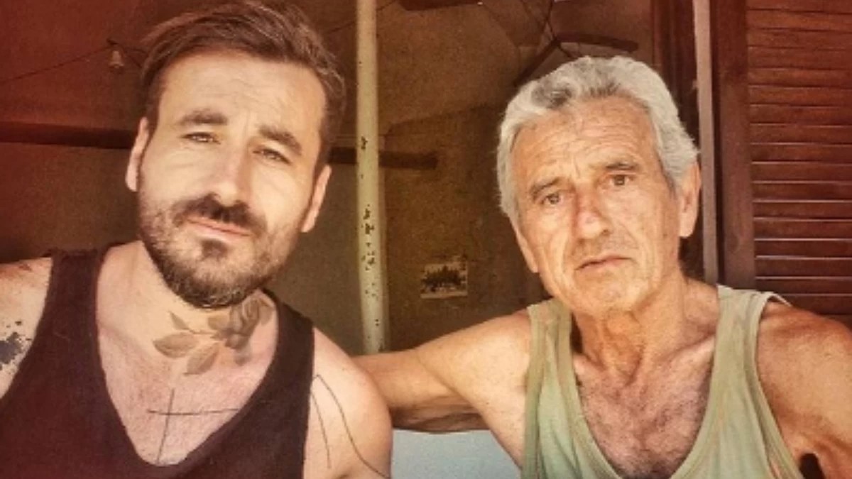 Ο Γιώργος Μαυρίδης με τον πατέρα του