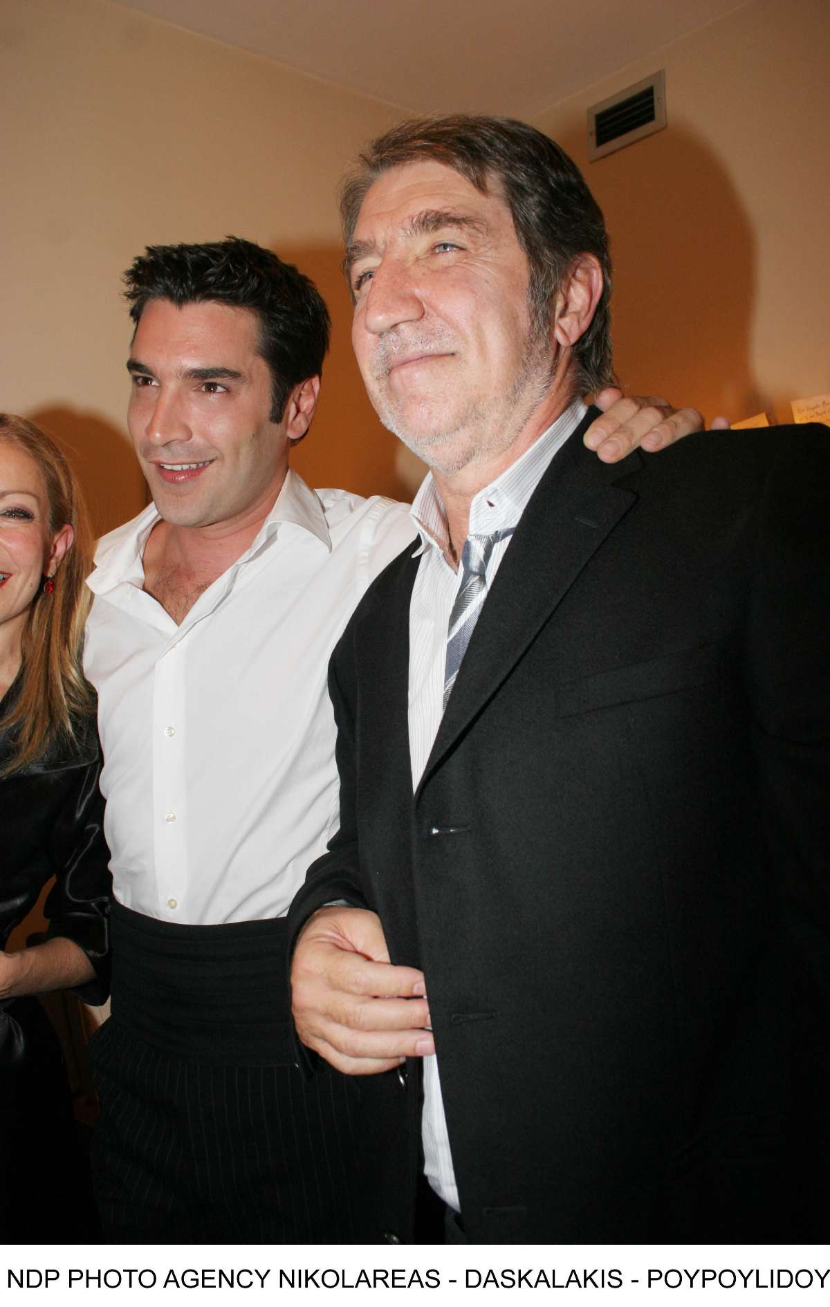 Ο Χριστόφορος Παπακαλιάτης με τον πατέρα του