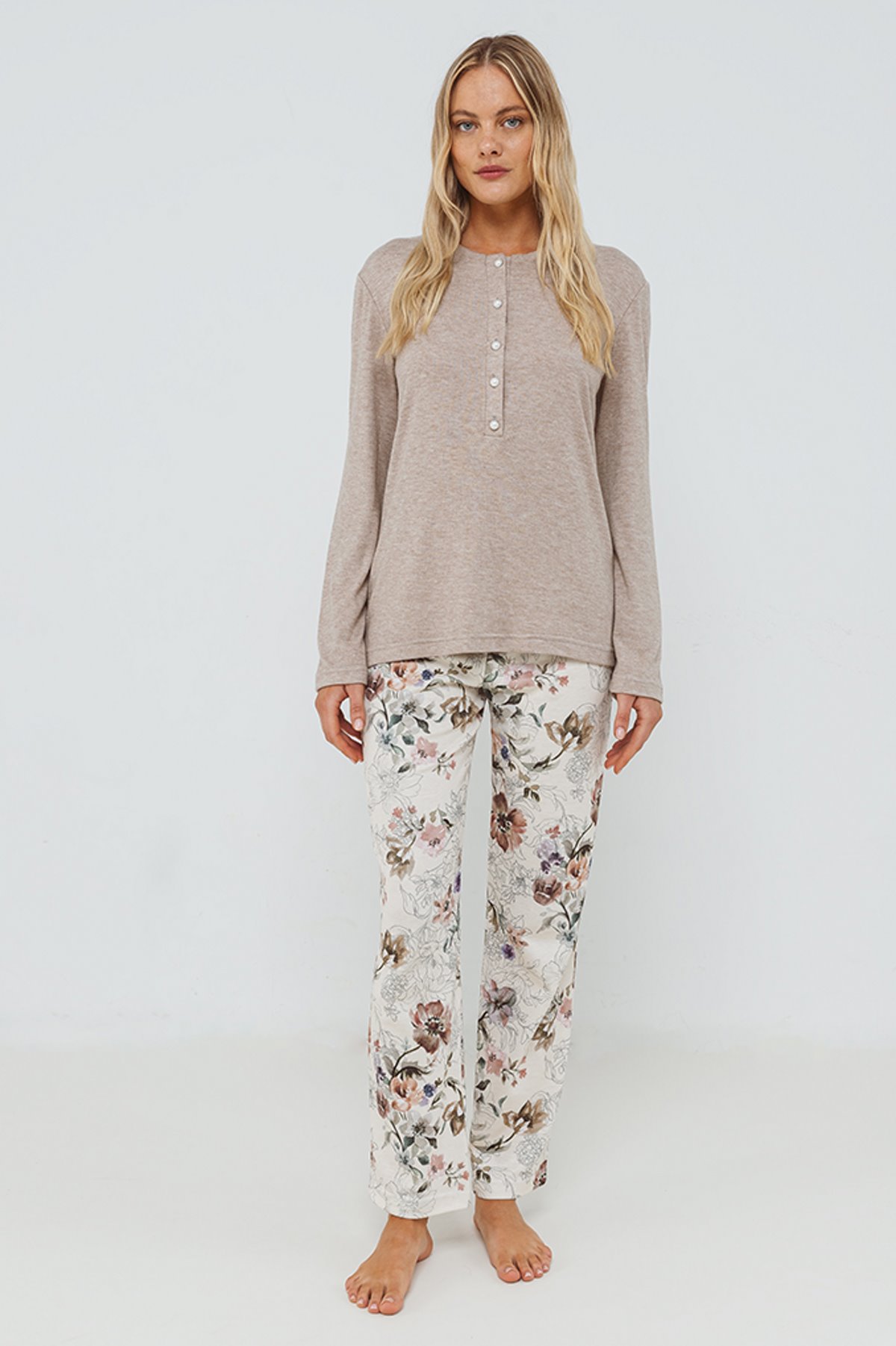 floral σετ giota homewear