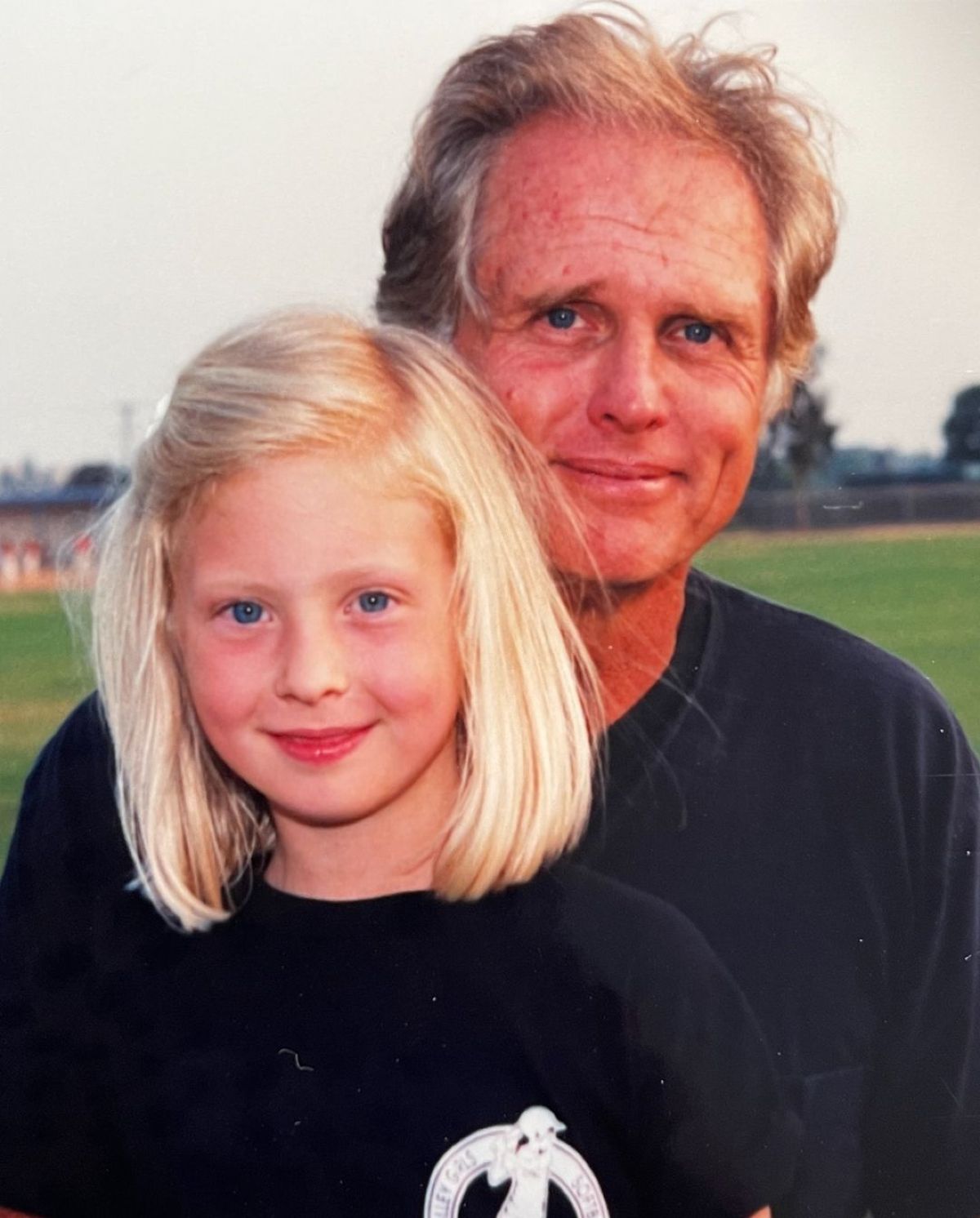 Ο Ρος Έλι με την κόρη του.