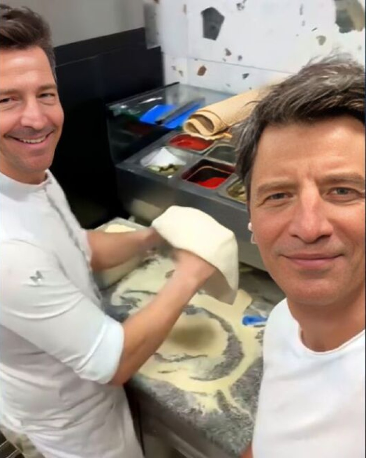 Ο Απόστολος Ρουβάς με τον αδερφό του Σάκη Ρουβά