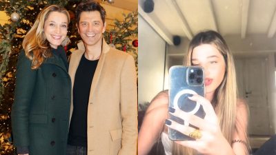 Ο Σάκης Ρουβάς με την Κάτια Ζυγούλη και την κόρη τους