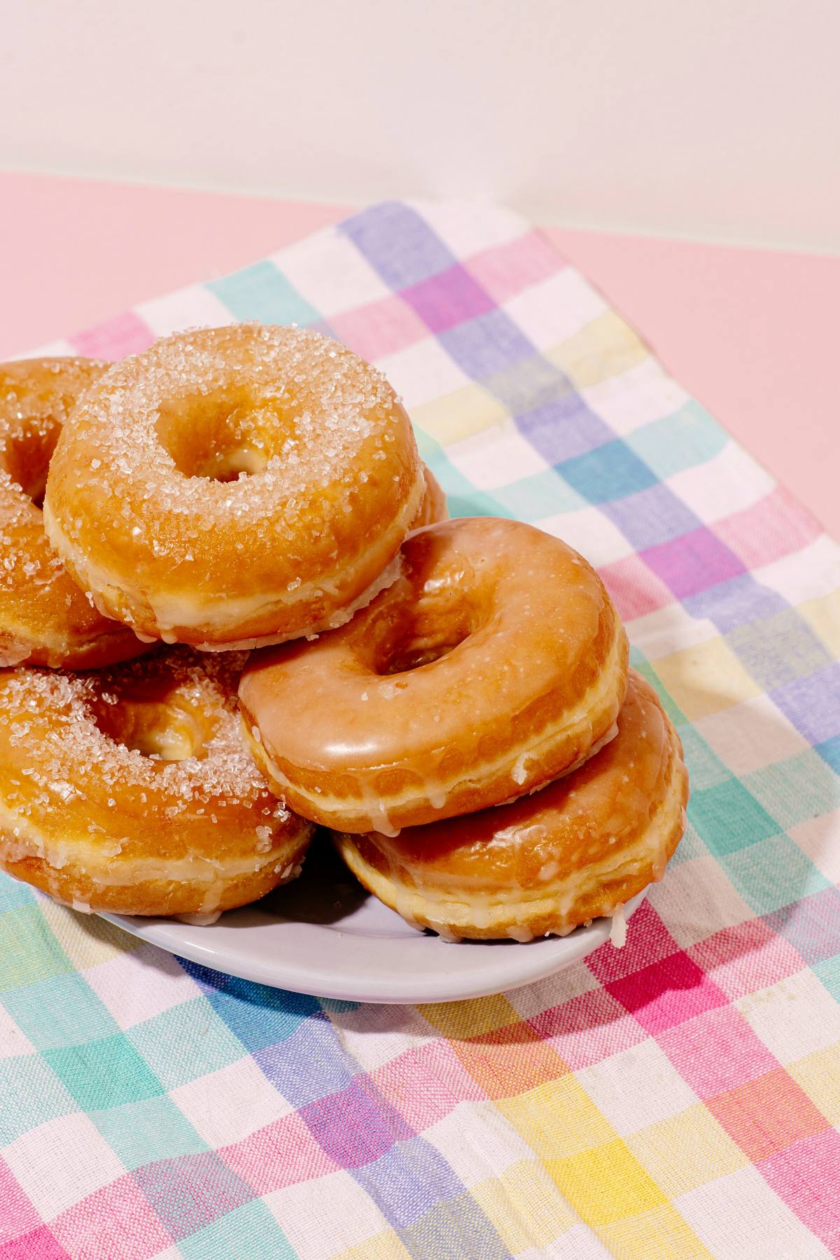 Ντόνατς με ζάχαρη