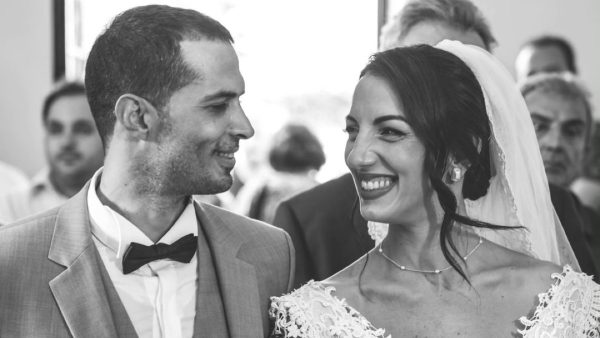Η Σίσσυ Δαμουλάκη στον γάμο της.