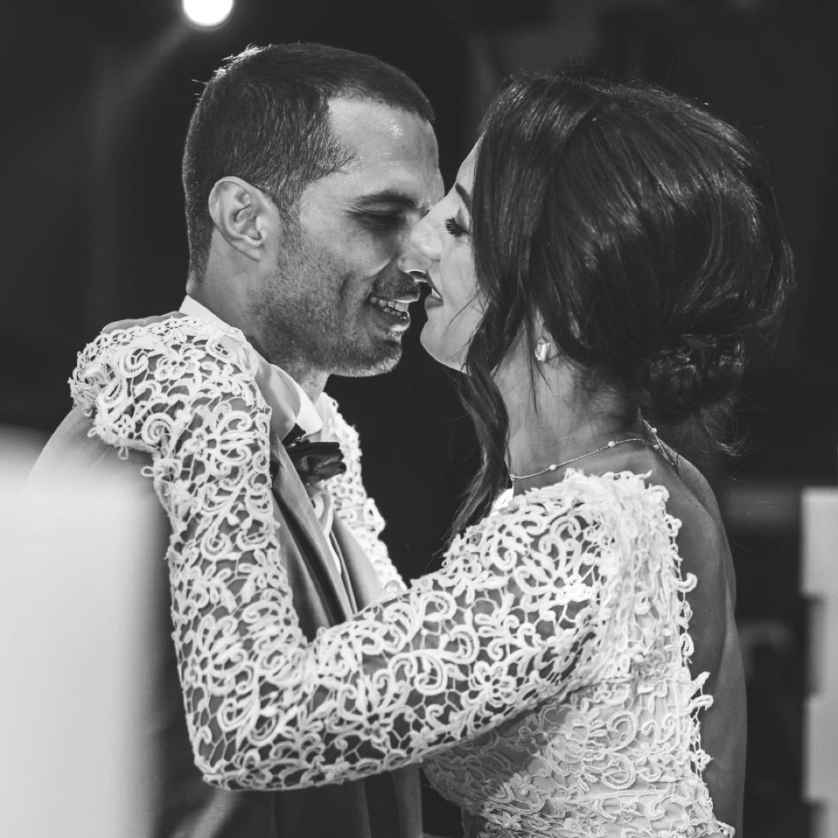 Η Σίσσυ Δαμουλάκη στον γάμο της.