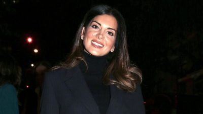 Η Σταματίνα Τσιμτσιλή σε πρόσφατη βραδινή έξοδό της