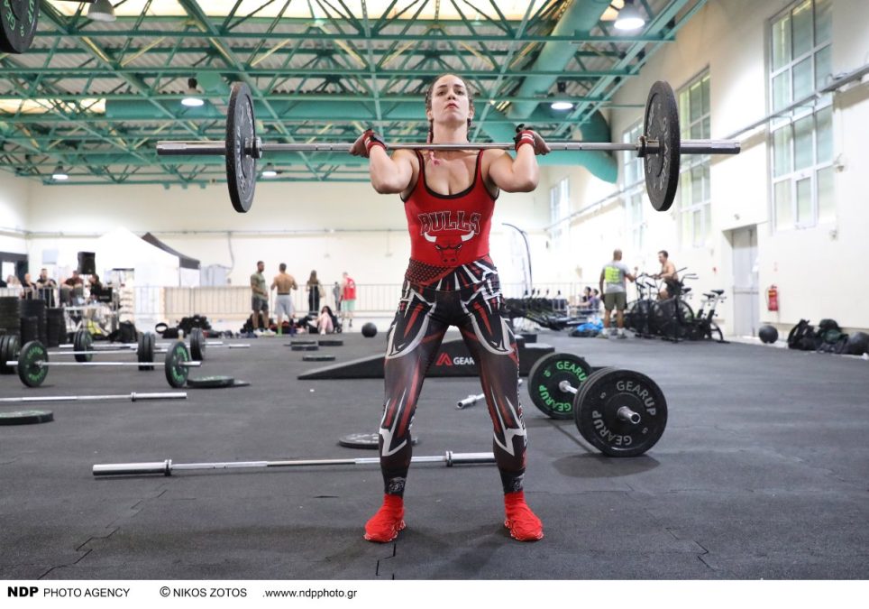 Η Κατερίνα Στικούδη στο γυμναστήριο