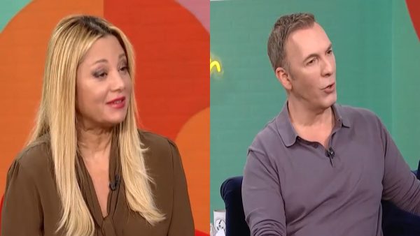 Η Νάνσυ Ζαμπέτογλου και ο Θανάσης Αναγνωστόπουλος στο Στούντιο 4