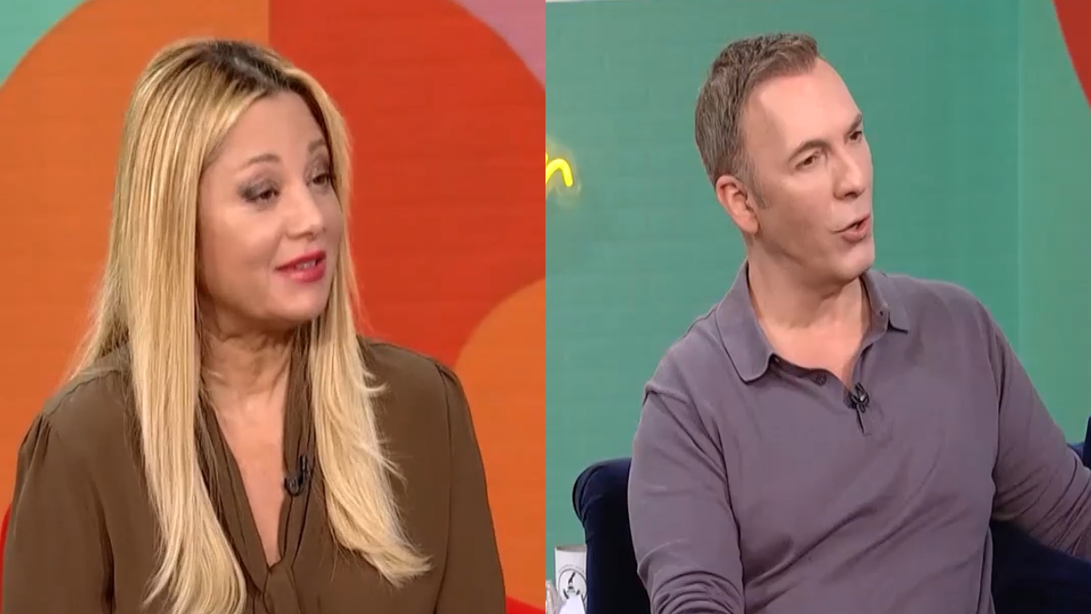 Η Νάνσυ Ζαμπέτογλου και ο Θανάσης Αναγνωστόπουλος στο Στούντιο 4