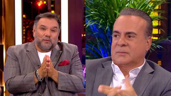Ο Γρηγόρης Αρναούτογλου και ο Φώτης Σεργουλόπουλος στο The 2night show