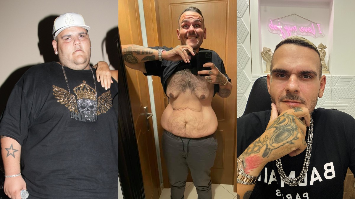 Ο Κώστας Δράκουλας πριν και μετά το χάσιμο των κιλών