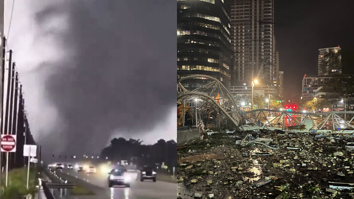 Φωτογραφίες από τον τυφώνα Μίλτον στην Φλόριντα